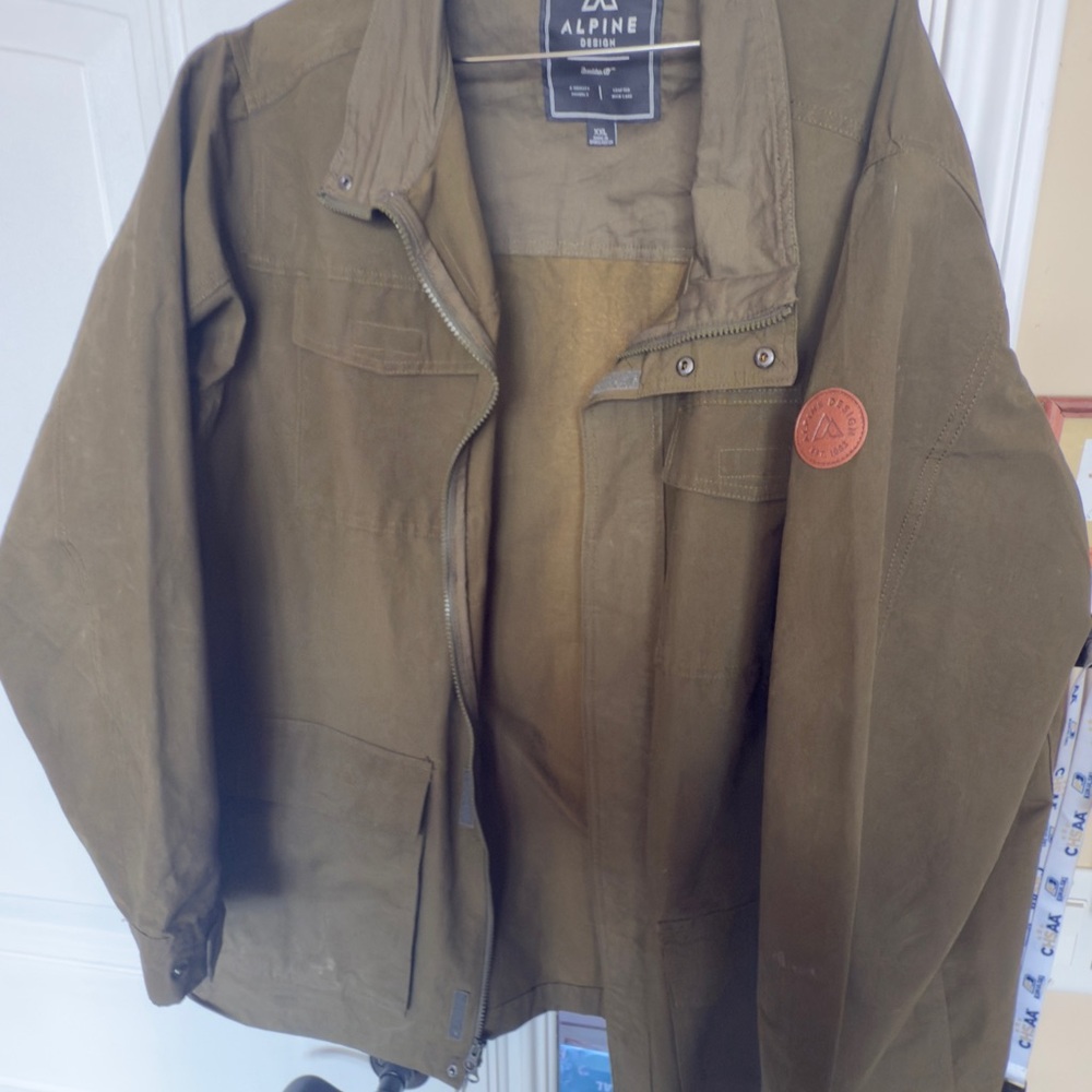 Alpine Khaki Men's Military Style Jacket